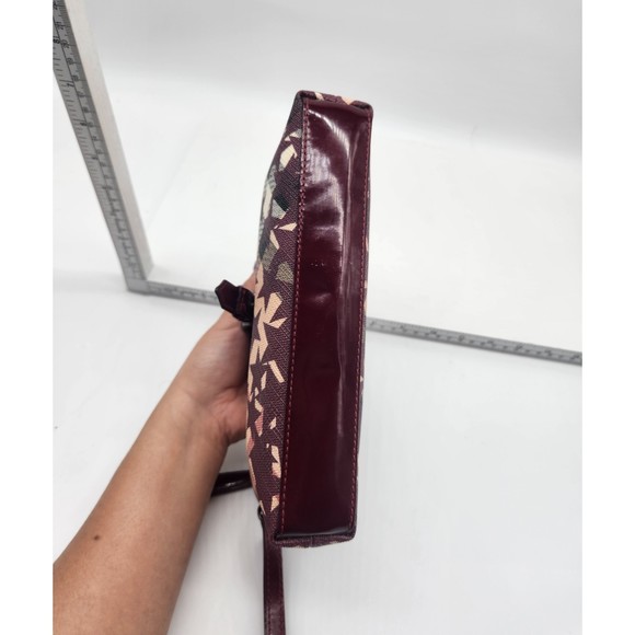 Burberry Star Pattern Clutch - Burgundy and Beige - Picture 6 of 13